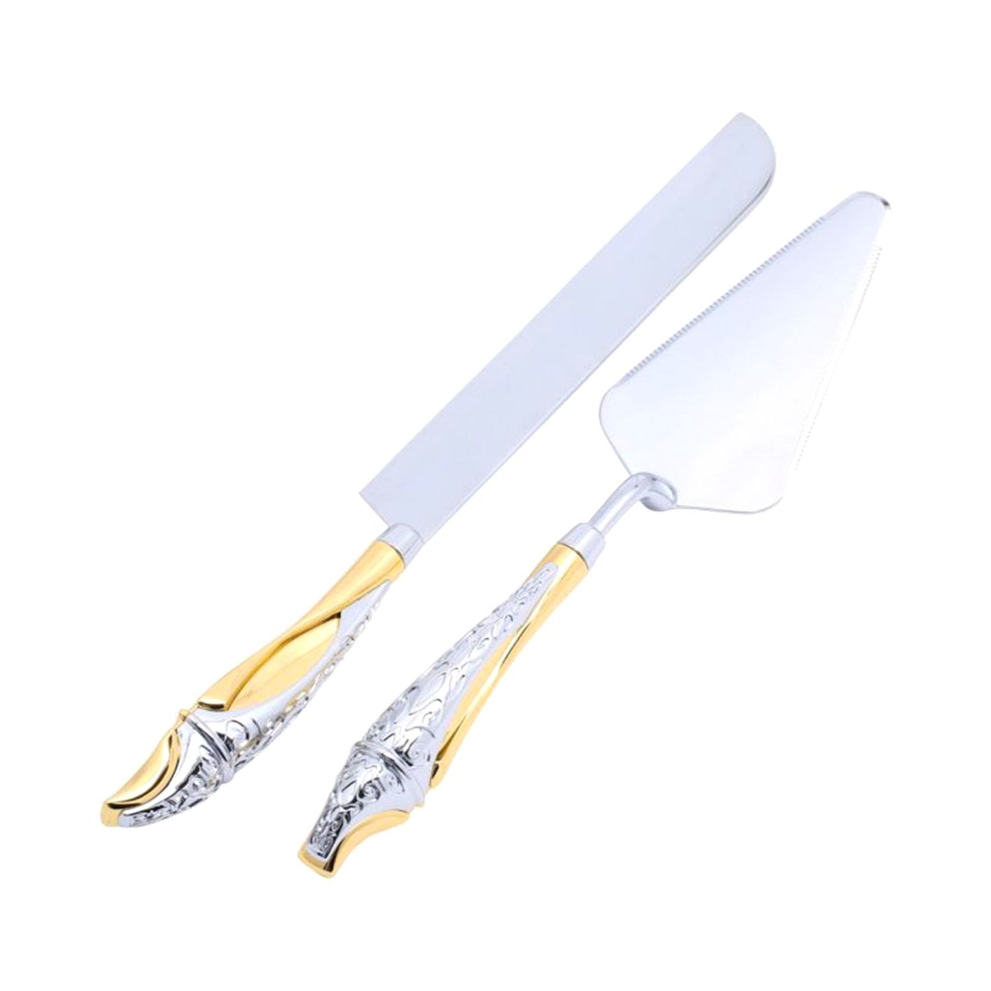 Regent Silverware Malaika Cake Servers Knife & Spoon Set - C13042C