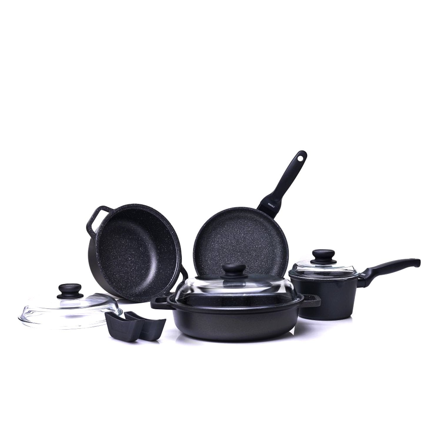 Risoli Granito Hardstone Cookware Set - 9 Piece - 03SET9PZ0HS0 - Jashanmal Home