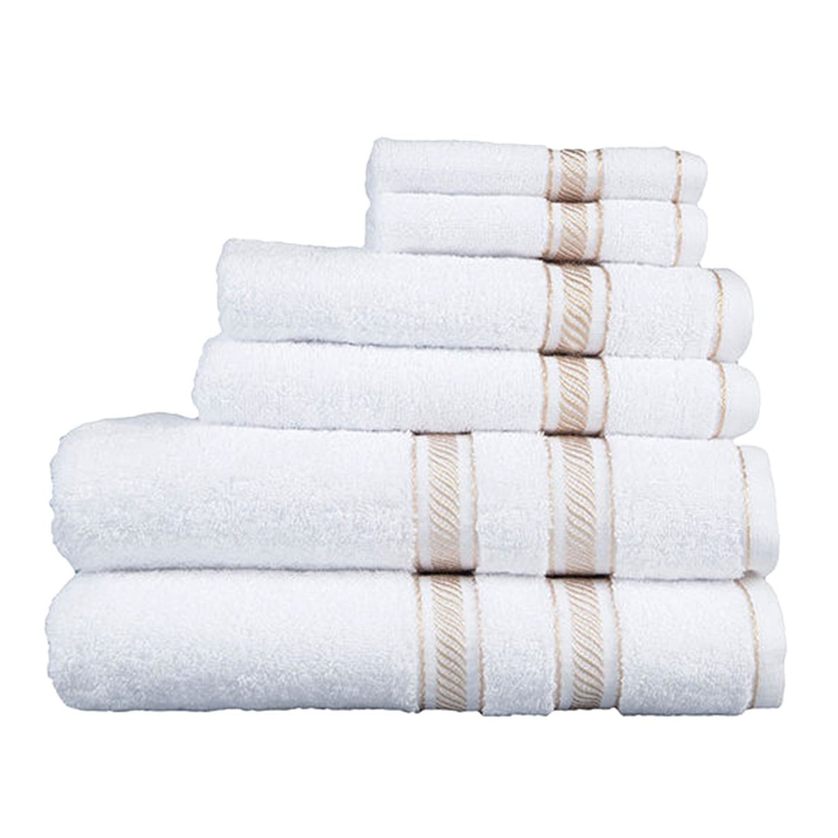 Lionel Richie Towel Set - Gold, 6 Piece - 35416411 - Jashanmal Home