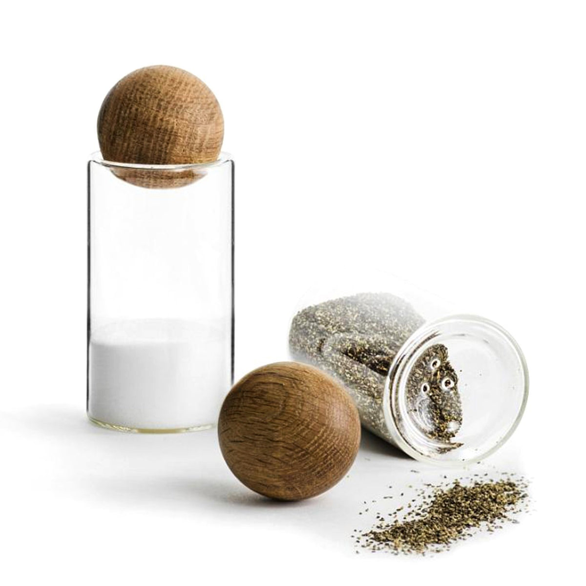 Sagaform Nature Salt and Pepper Holder - Set of 2 - SA5017178 - Jashanmal Home