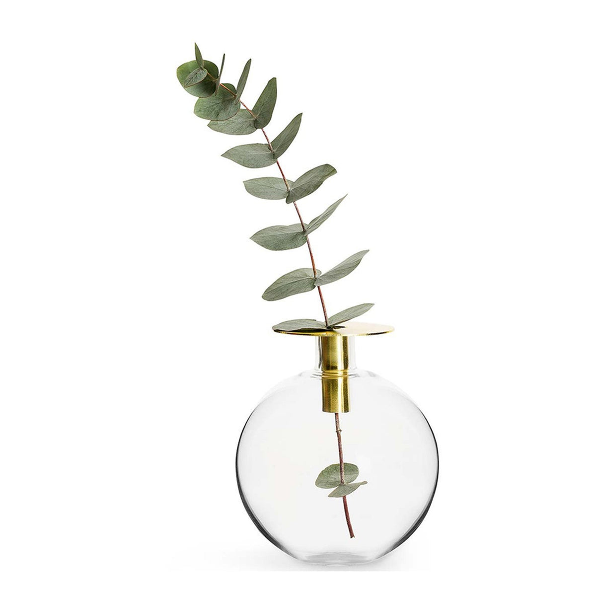 Sagaform Top Vase Holder - Clear and Gold - SA5017905 - Jashanmal Home