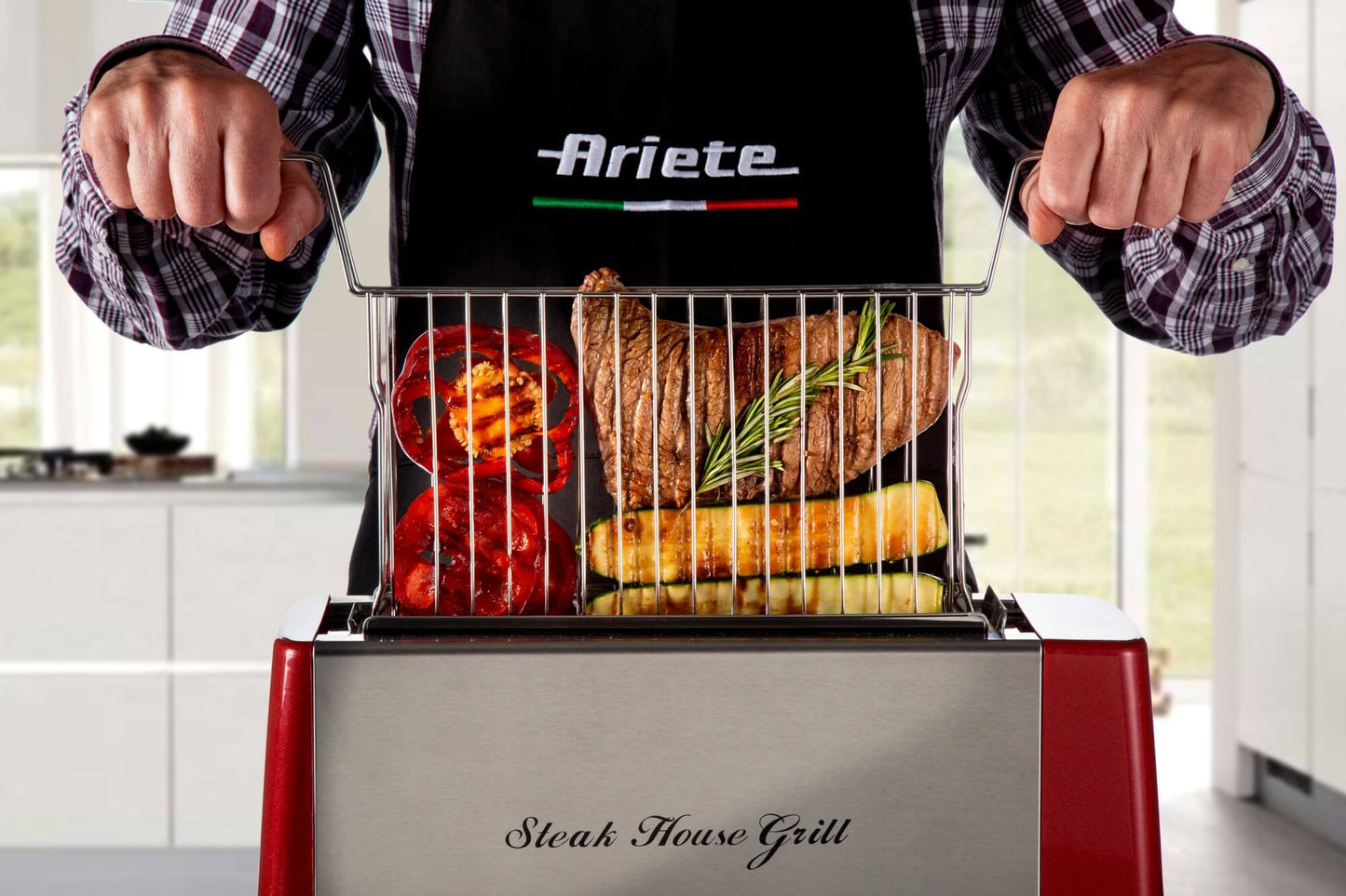 Ariete Party Time Steak House Grill Red 0730