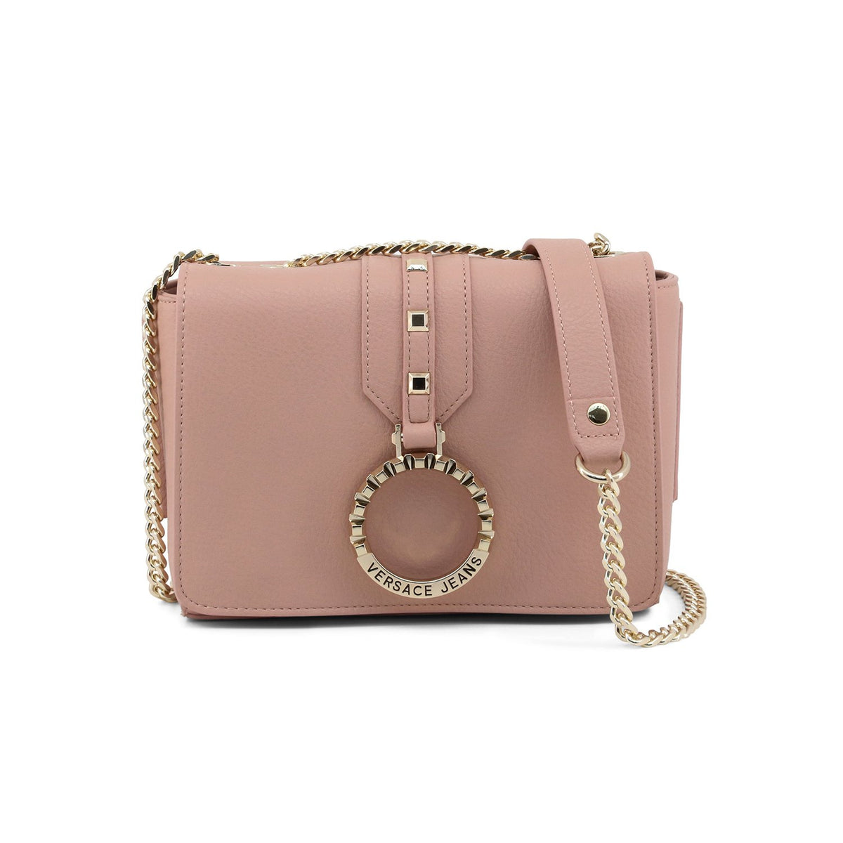 Varsace Jeans Linea Shoulder Bag - Pink - E1VTBBA5 400 N/S
