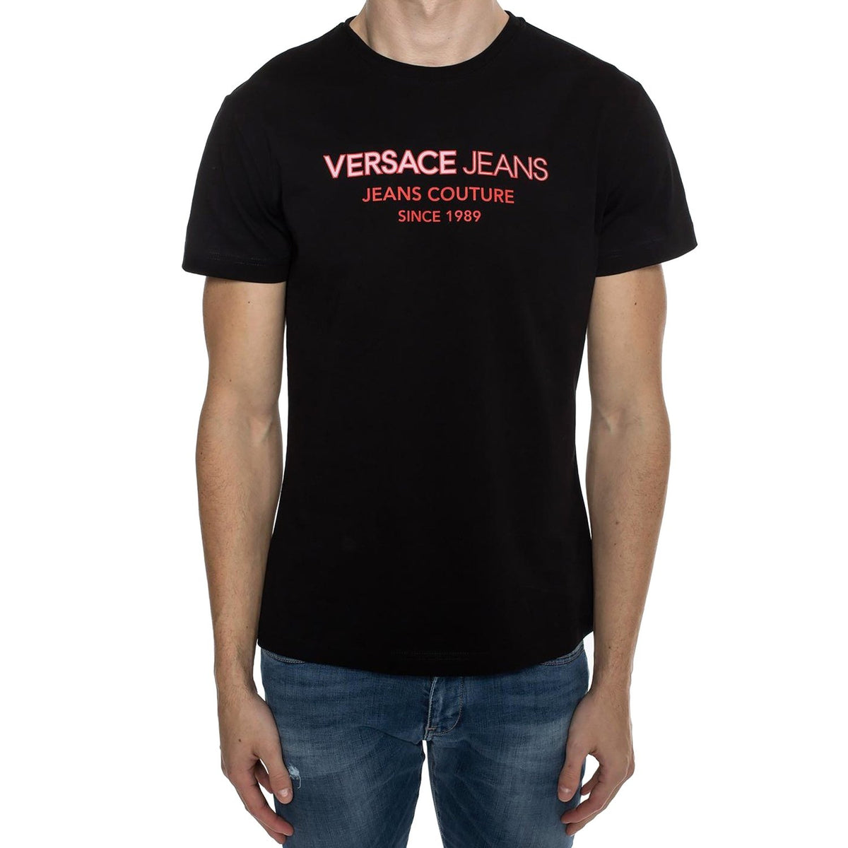 Versace Regular Fit T-Shirt - Black - Gtb73A 899