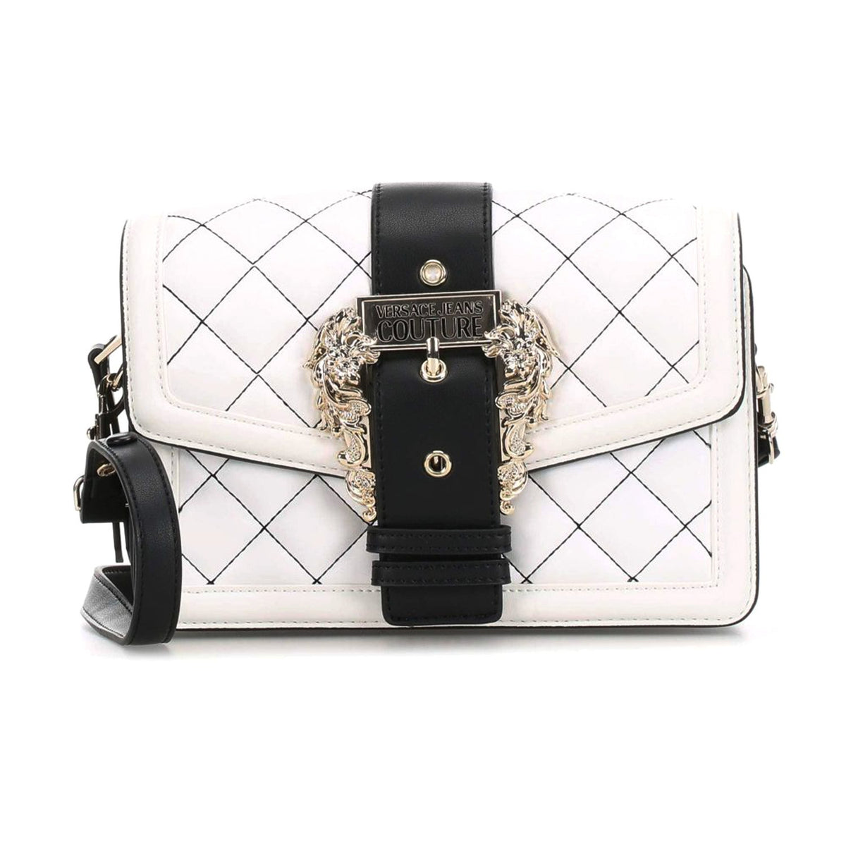 Versace Jeans Couture Quilted Shoulder Bag - White - E1VUBBF140301163 163 NR