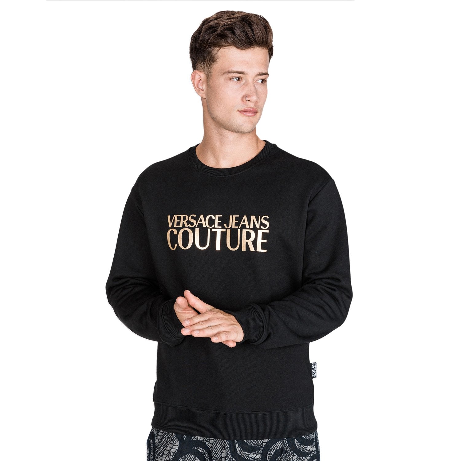 Versace Couture Graphi Printed Sweatshirt - Black - B7GUB7K030220Y6A Y6A M