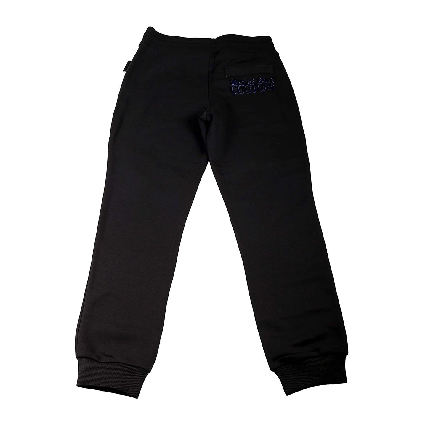 Versace Couture Cuffs Logo Sweatpants - Black - A2Gub1T130282806 806
