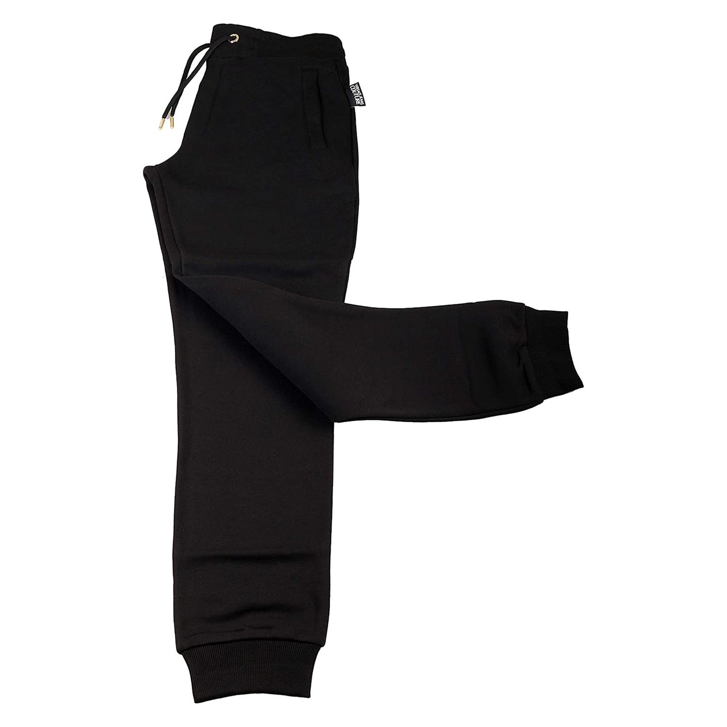 Versace Couture Cuffs Logo Sweatpants - Black - A2Gub1T130282806 806