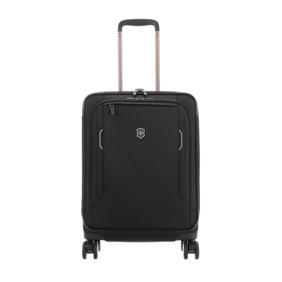Victorinox Werks Traveler 55Cm Softcase Expandable Double Wheel Cabin Luggage Trolley Black 605402
