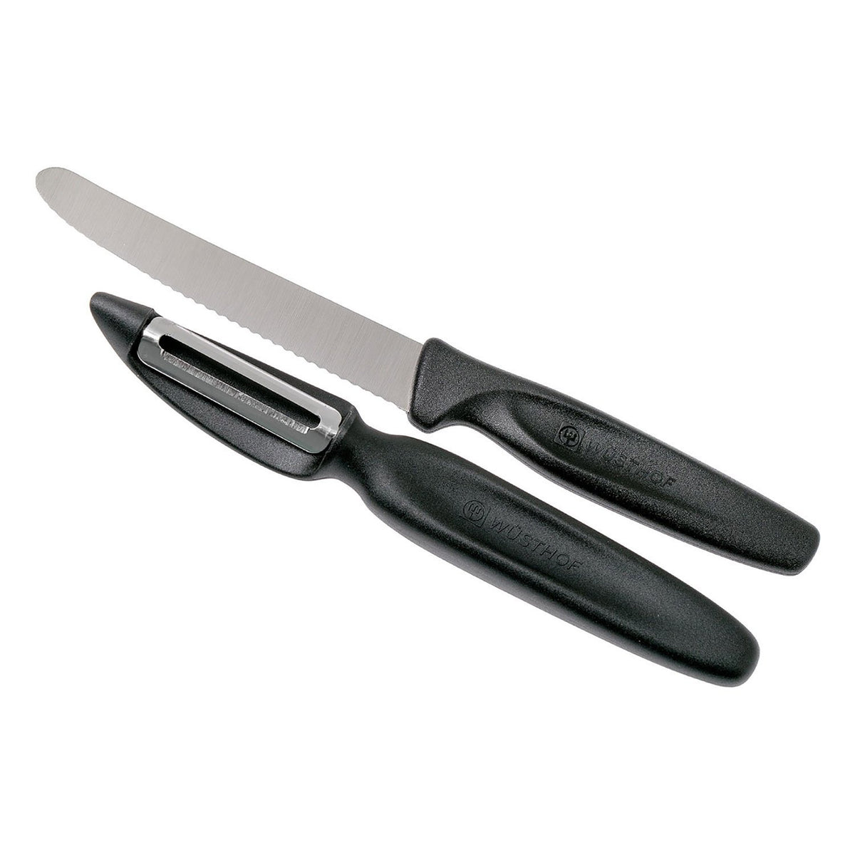 Ed. Wusthof Sharp Fresh Knife and Peeler Set - Black - 9314-3 - Jashanmal Home